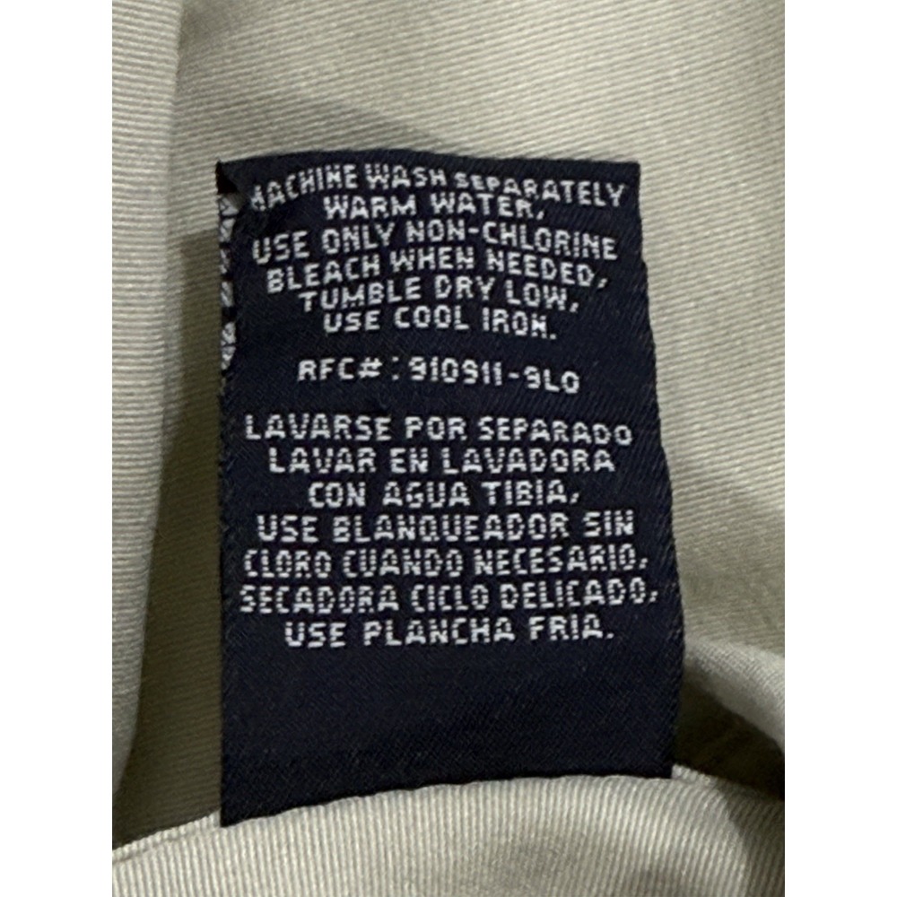 Puritan men's button down Short Sleeve shirt size M (38/40) beige - Picture 11 of 13
